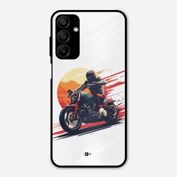 Retro Biker Metal Back Case for Galaxy A15 5G