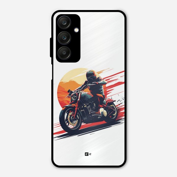 Retro Biker Metal Back Case for Galaxy A25 5G