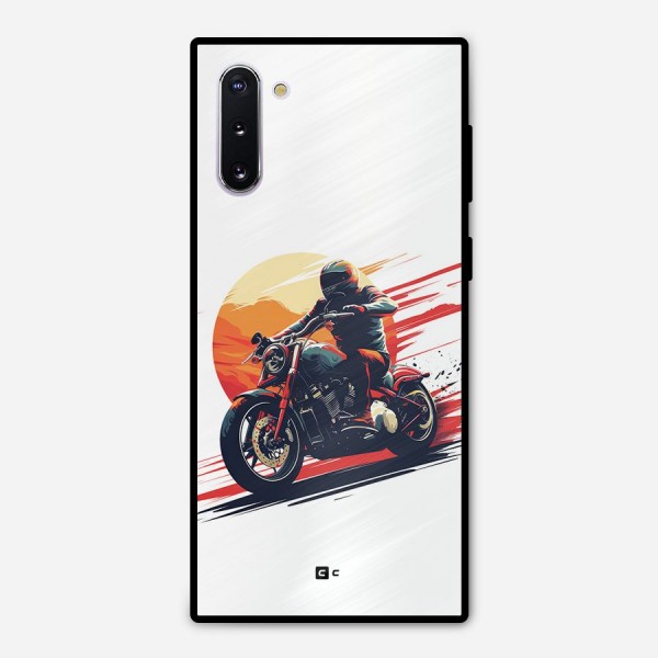 Retro Biker Metal Back Case for Galaxy Note 10