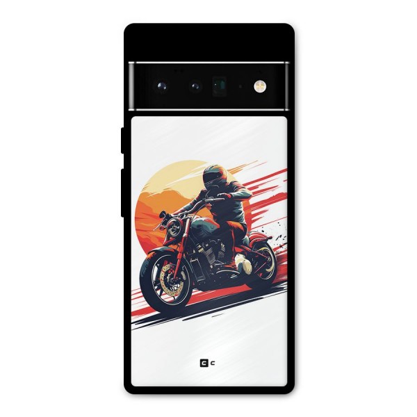 Retro Biker Metal Back Case for Google Pixel 6 Pro