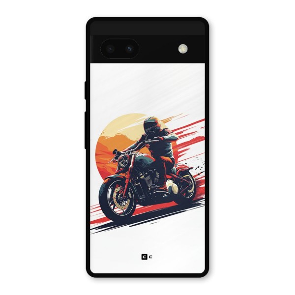 Retro Biker Metal Back Case for Google Pixel 6a