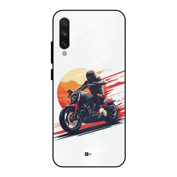 Retro Biker Metal Back Case for Mi A3