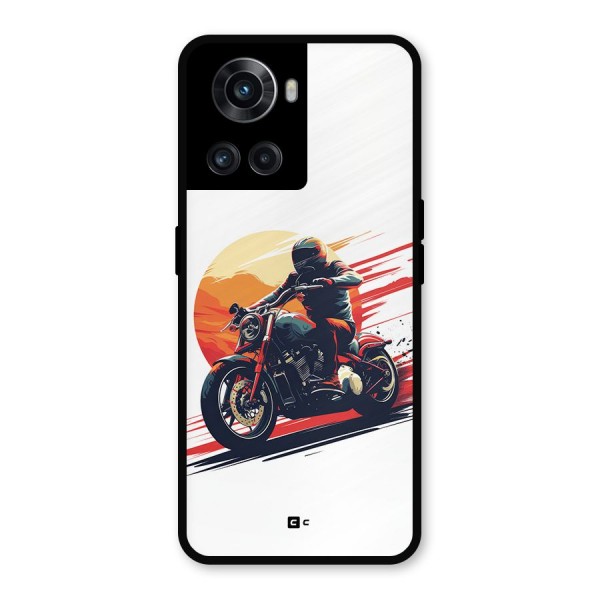 Retro Biker Metal Back Case for OnePlus 10R