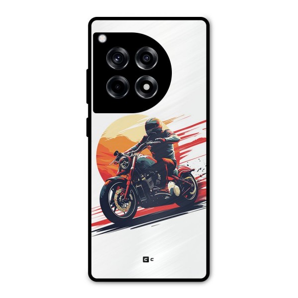 Retro Biker Metal Back Case for OnePlus 12R