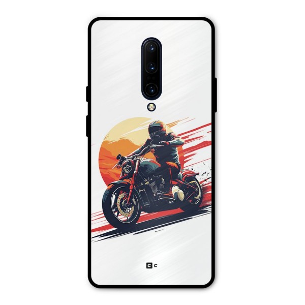 Retro Biker Metal Back Case for OnePlus 7 Pro