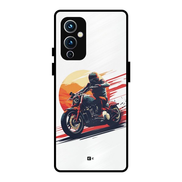 Retro Biker Metal Back Case for OnePlus 9