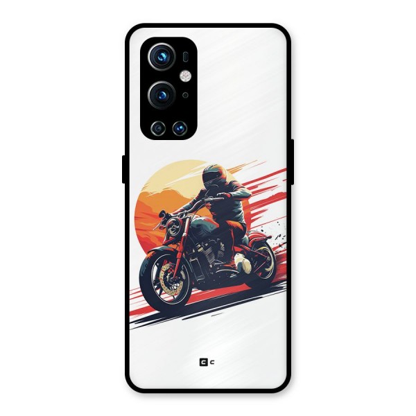 Retro Biker Metal Back Case for OnePlus 9 Pro