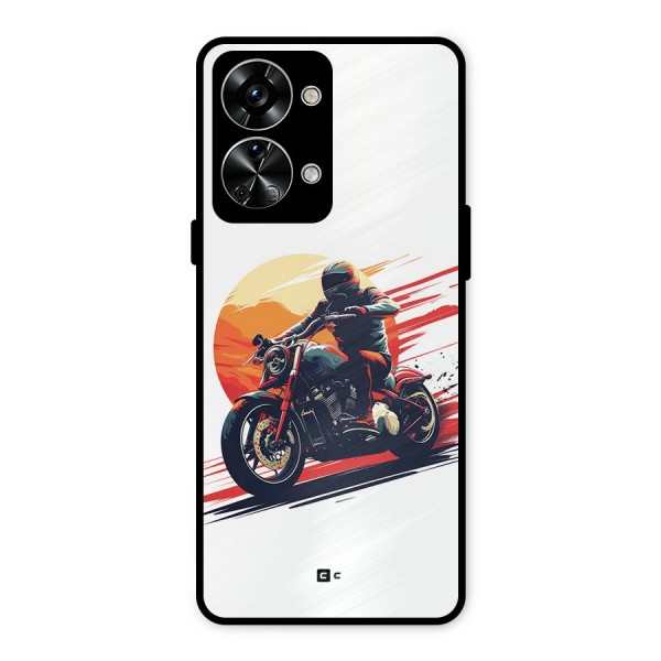 Retro Biker Metal Back Case for OnePlus Nord 2T