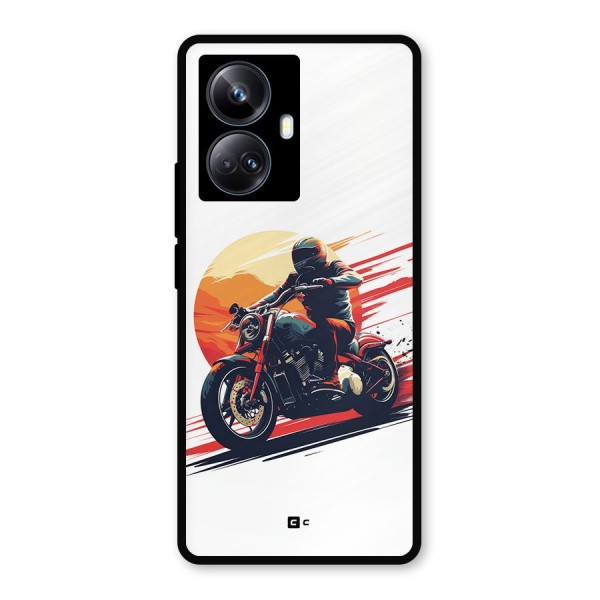 Retro Biker Metal Back Case for Realme 10 Pro Plus