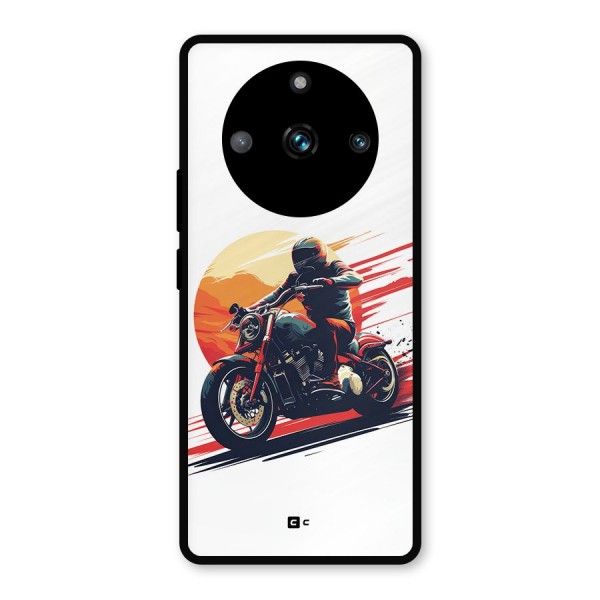 Retro Biker Metal Back Case for Realme 11 Pro