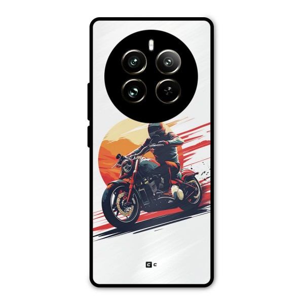 Retro Biker Metal Back Case for Realme 12 Pro