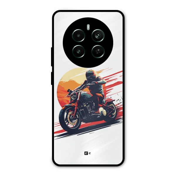 Retro Biker Metal Back Case for Realme 12 Pro Plus