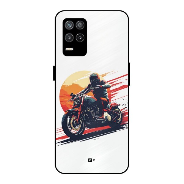 Retro Biker Metal Back Case for Realme 9 5G