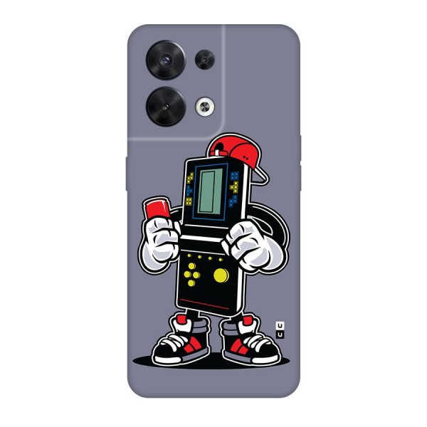 Retro Boy Back Case for Oppo Reno8 5G