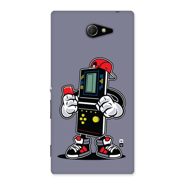 Retro Boy Back Case for Xperia M2