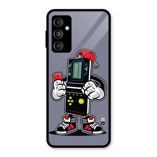 Retro Boy Glass Back Case for Galaxy M14 5G