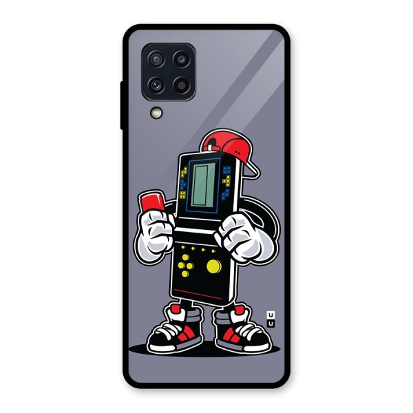 Retro Boy Glass Back Case for Galaxy M32