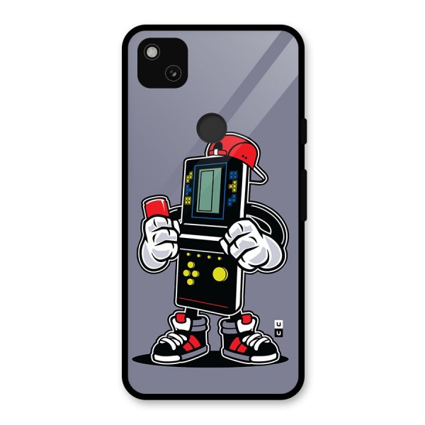 Retro Boy Glass Back Case for Google Pixel 4a