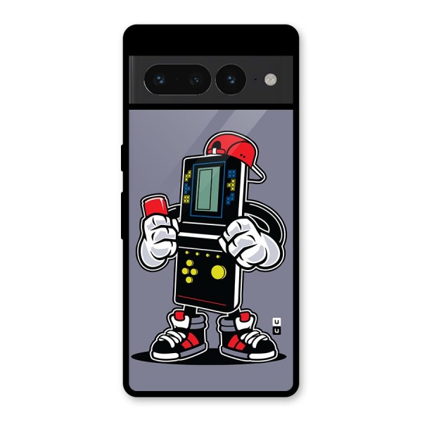 Retro Boy Glass Back Case for Google Pixel 7 Pro