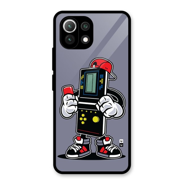 Retro Boy Glass Back Case for Mi 11 Lite