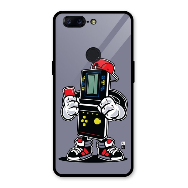 Retro Boy Glass Back Case for OnePlus 5T