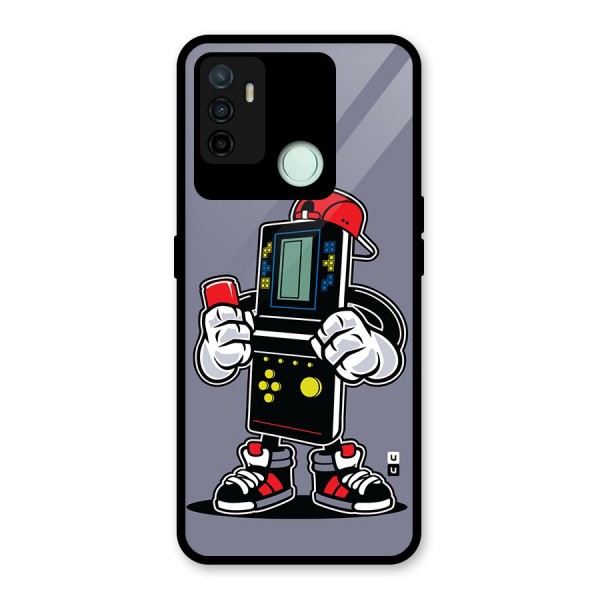 Retro Boy Glass Back Case for Oppo A53