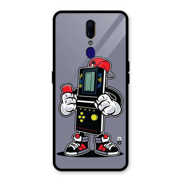 Retro Boy Glass Back Case for Oppo F11