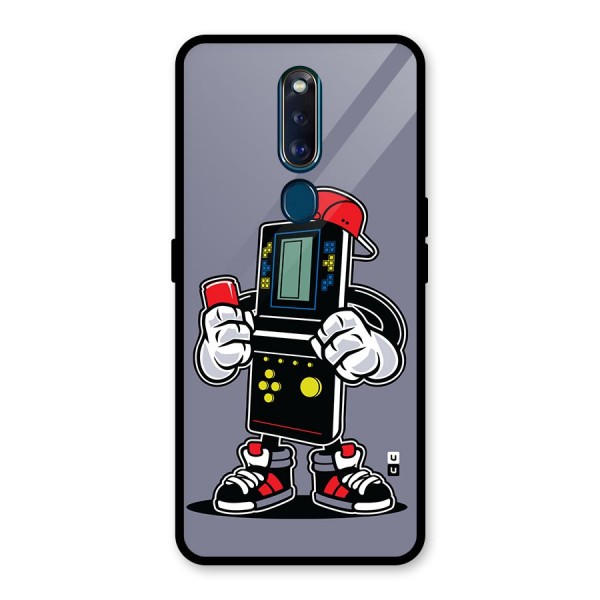 Retro Boy Glass Back Case for Oppo F11 Pro