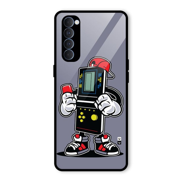 Retro Boy Glass Back Case for Oppo Reno4 Pro