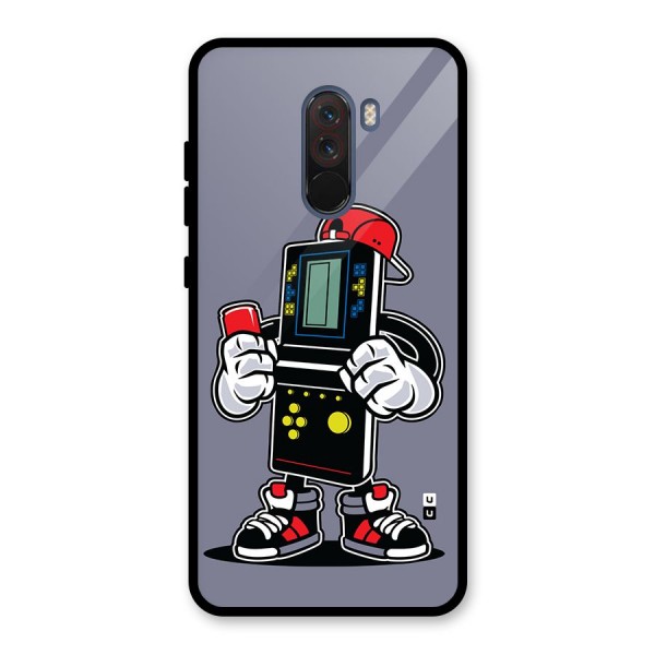 Retro Boy Glass Back Case for Poco F1