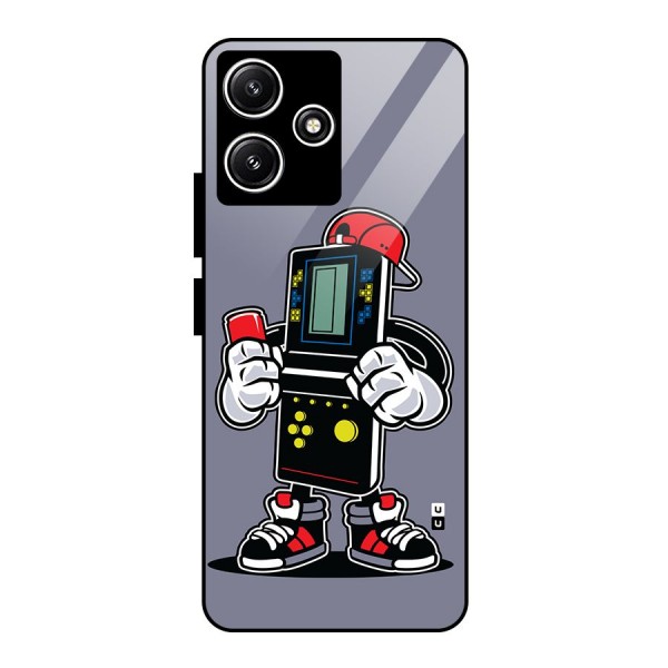 Retro Boy Glass Back Case for Poco M6 Pro