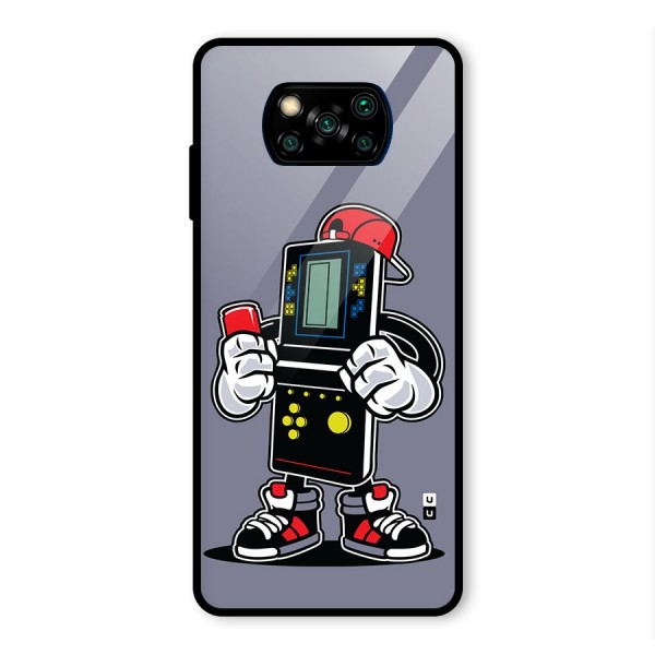 Retro Boy Glass Back Case for Poco X3 Pro