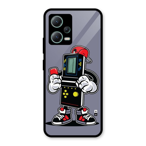 Retro Boy Glass Back Case for Poco X5