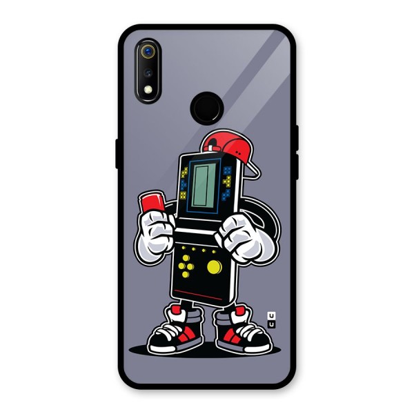 Retro Boy Glass Back Case for Realme 3i