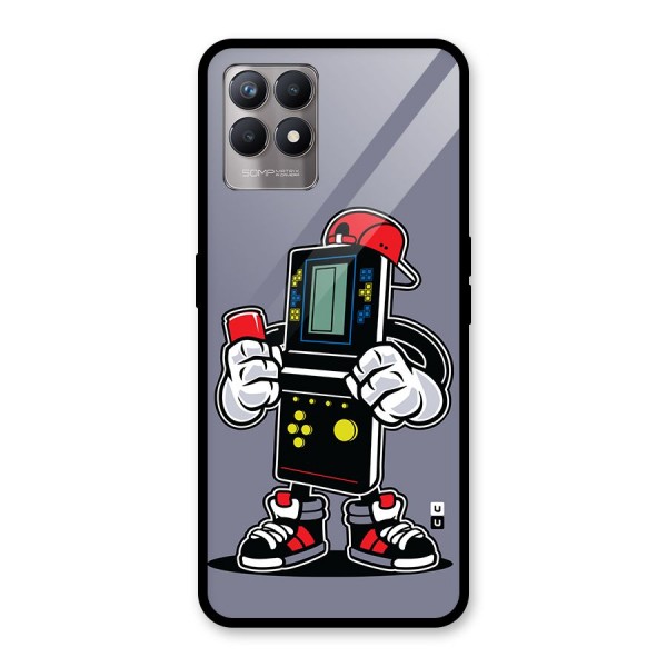 Retro Boy Glass Back Case for Realme 8i