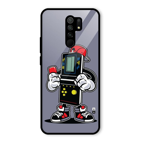 Retro Boy Glass Back Case for Redmi 9 Prime