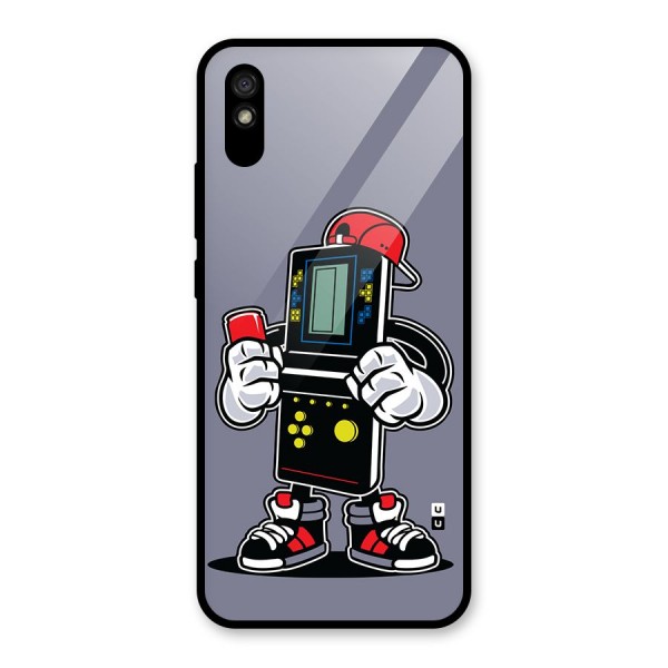 Retro Boy Glass Back Case for Redmi 9i