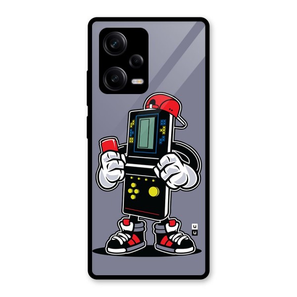 Retro Boy Glass Back Case for Redmi Note 12 Pro