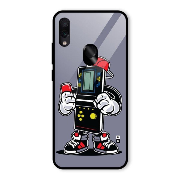 Retro Boy Glass Back Case for Redmi Note 7