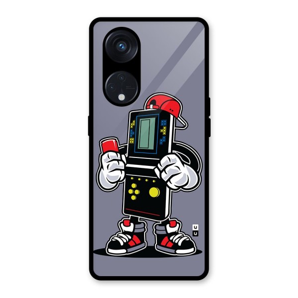 Retro Boy Glass Back Case for Reno8 T 5G