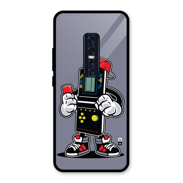 Retro Boy Glass Back Case for Vivo V17 Pro