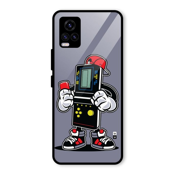 Retro Boy Glass Back Case for Vivo V20