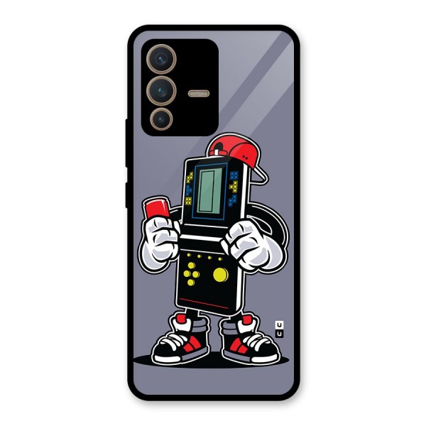 Retro Boy Glass Back Case for Vivo V23 5G