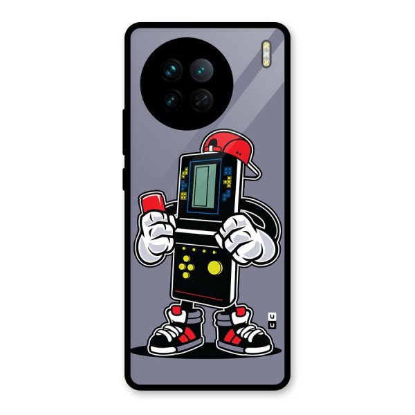 Retro Boy Glass Back Case for Vivo X90