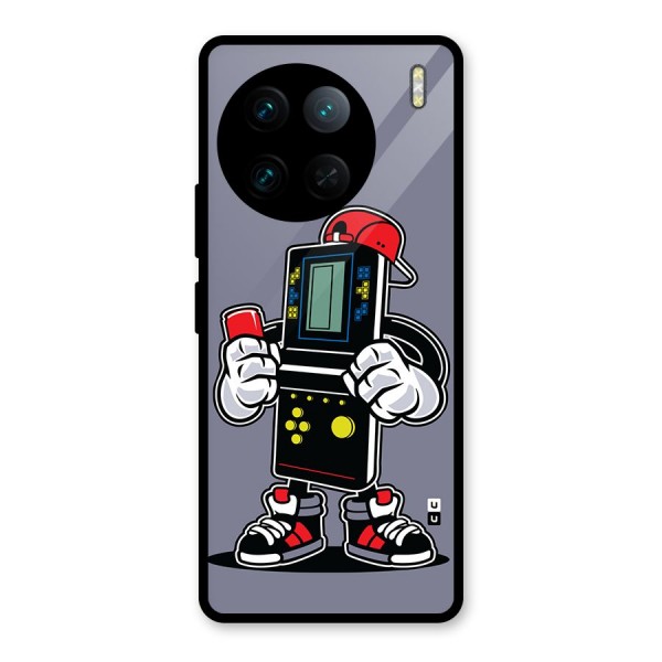 Retro Boy Glass Back Case for Vivo X90 Pro