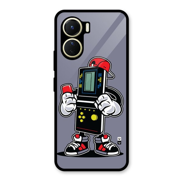 Retro Boy Glass Back Case for Vivo Y16