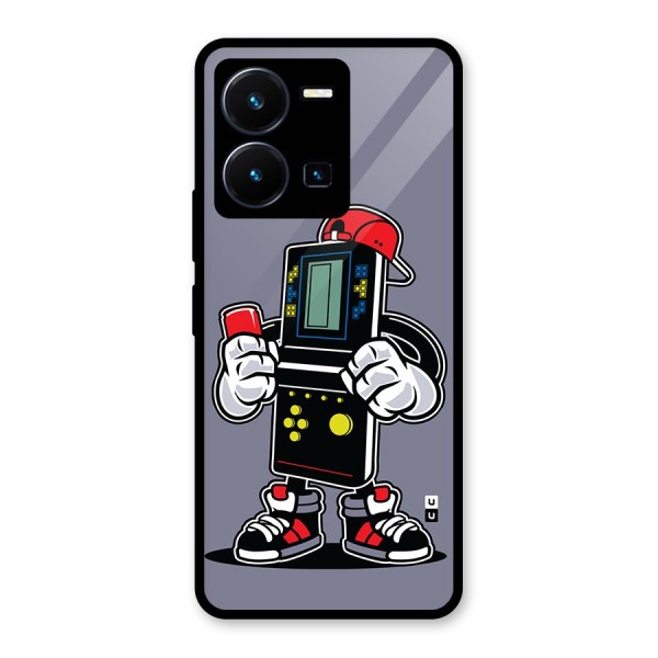 Retro Boy Glass Back Case for Vivo Y35