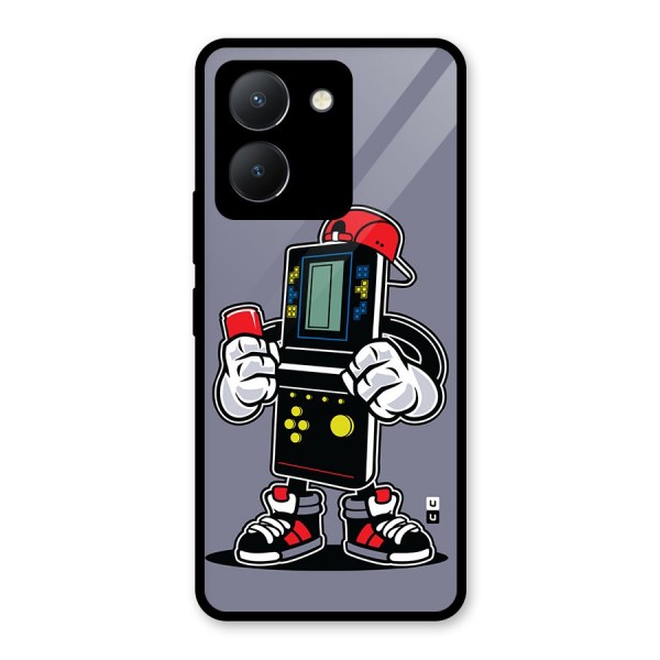 Retro Boy Glass Back Case for Vivo Y36