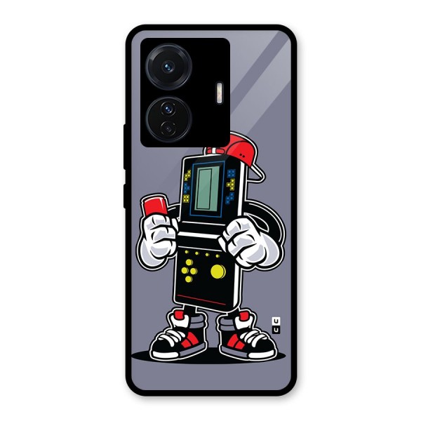 Retro Boy Glass Back Case for Vivo iQOO Z6 Pro