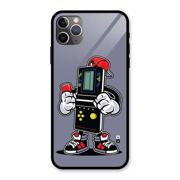 Retro Boy Glass Back Case for iPhone 11 Pro Max